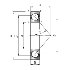 ǽ|S 7330-B-MP, (j) DIN 628-1 ˜ʵҪߴ磬|  = 40