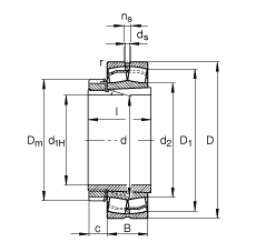 {(dio)ĝLS 23134-E1-K-TVPB + H3134, (j) DIN 635-2 (bio)(zhn)Ҫߴ, F׺;o