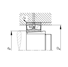 {(dio)ĝLS 23296-K-MB + AHX3296G, (j) DIN 635-2 ˜ʵҪߴ, F׺ж